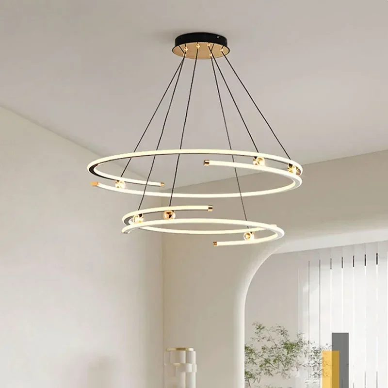 Lampe LED Suspendue au Design Moderne, Luminaire Décoratif d'Nik, Idéal pour un Salon, une Salle à Manger, une Chambre à Coucher ou une Cuisine