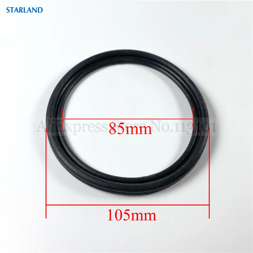 2 جوانات سوداء كبيرة أجزاء جديدة حلقات مشتركة مزدوجة الطبقات ملحقات جديدة لآلات الآيس كريم الناعمة BX/BJ