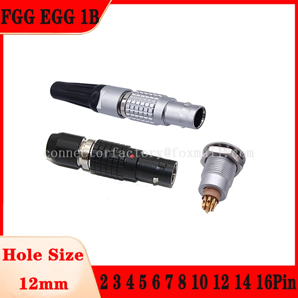 

FGG/EGG.1B.2 3 4 5 6 7 8 10 12 14 16 P Push-pull Self-locking Metal Quick Plug And Socket Connector For Audio Video Transmission