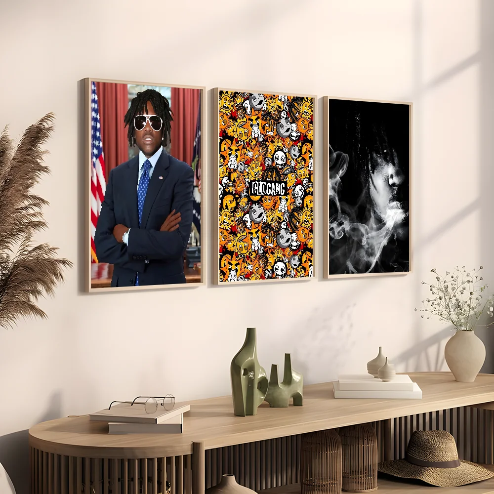 Hip Hop Rapper C-Chief K-Keef Music Retro Poster Corridor Wall Art Printing Waterproof Home Living Bed Room Decor