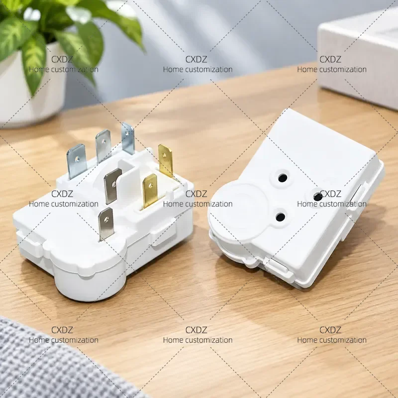 2pcs PTC Starter Relay ZHB35 40 54 62 Overload Protection for Refrigerator Freezer Compressor MotorStart Device Replacement Part