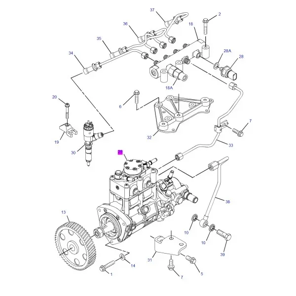 مضخة وقود المحرك 2641a405 10r-7659 324-0532 لمضخة الوقود كاتربيلر