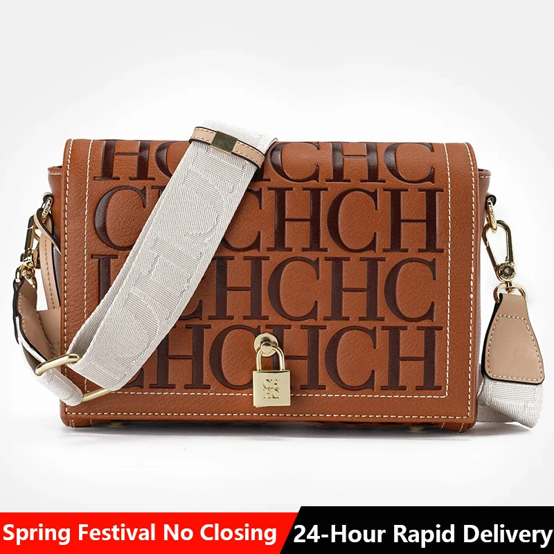 

CH Niche Design Crossbody Bag Letter Print High Quality Ladies Brand Trend Fashion Elegant Classic Style Ladies Bag