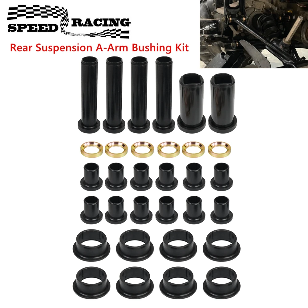 Rear Suspension A-Arm Bushing Spacer Kit for Polaris Sportsman 500 400 700, 5433065 5020677