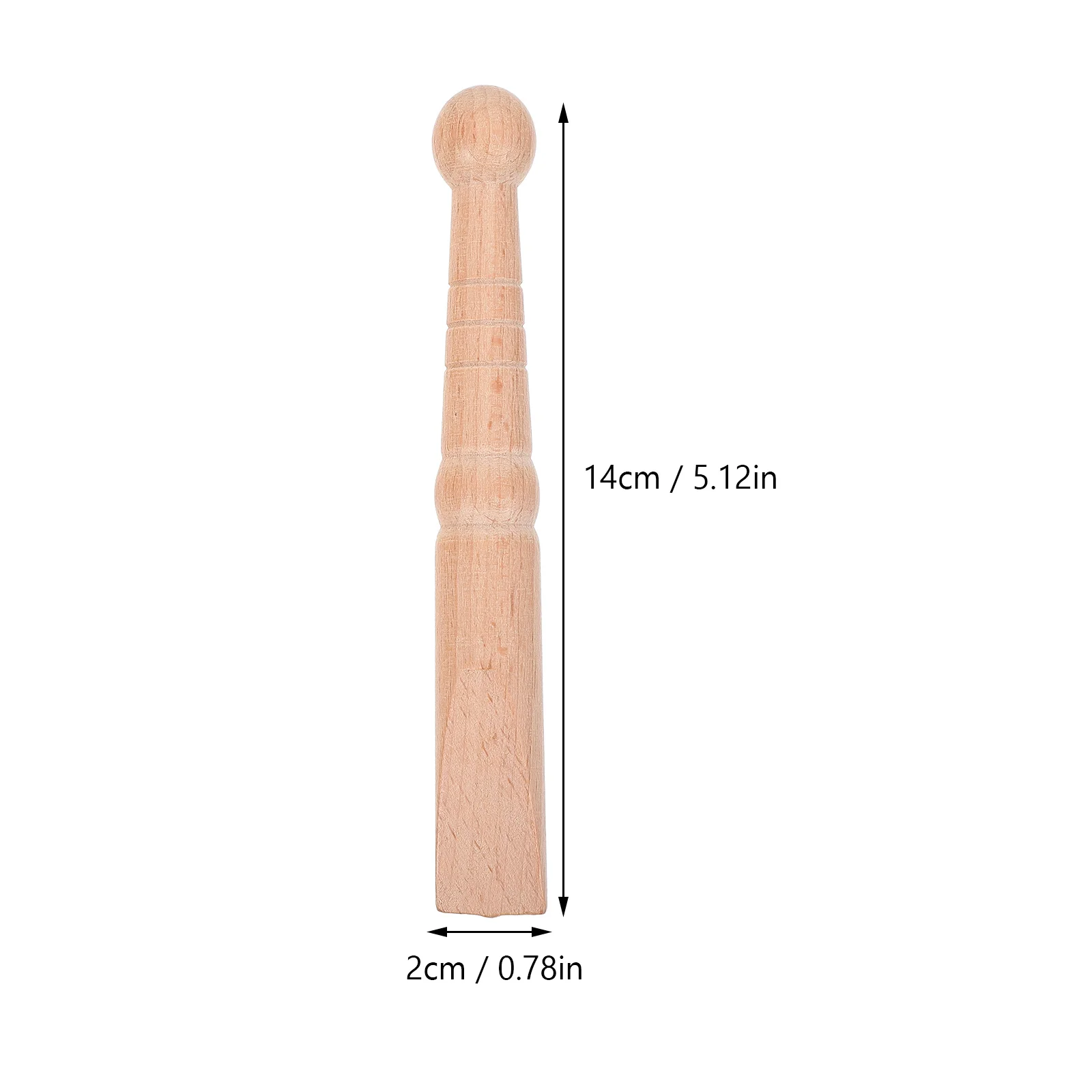 3pcs Foot Acupressure Stick Natural Wood Massage Tool For Body Relaxation Portable Reflexology Stick For Neck Shoulder Back Legs
