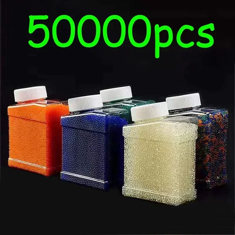 BW50000pcs 7-8 مللي متر بندقية الذخيرة لكرات الطلاء مسدس لعبة البنادق كرة الماء الخرز AK47 S M416 #1