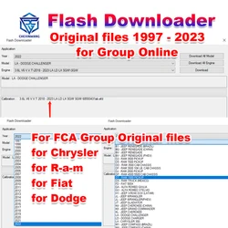 Flash Downloader Full Online 1997 - 2023 File originali di gruppo per Jeep/Dodge/Chrysler/Fiat/R-a-m Download File originale di un anno