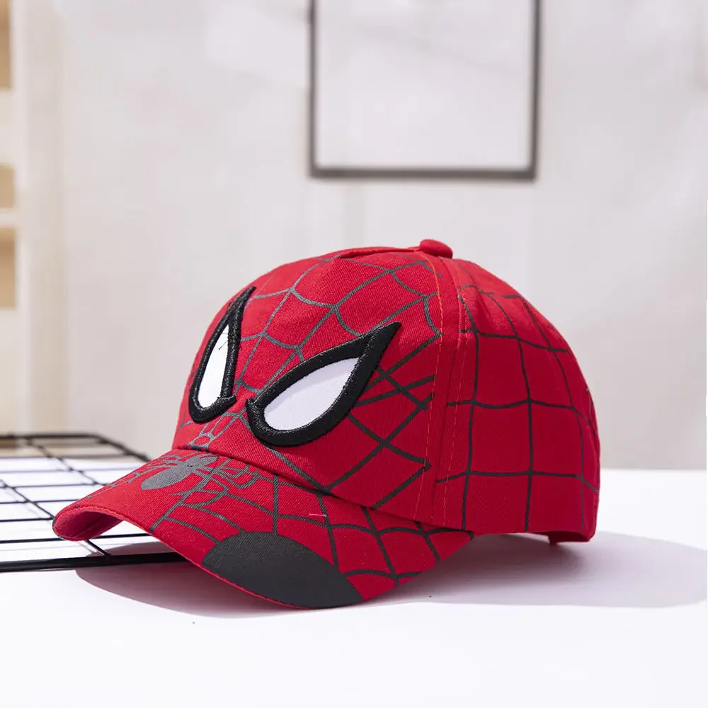 Spiderman 2-8 Years Kids Cap Children's Baseball Caps for Boy Girl Hip Hop Hat Snapback Summer Sun Hats Outdoor Visor Beach Hats