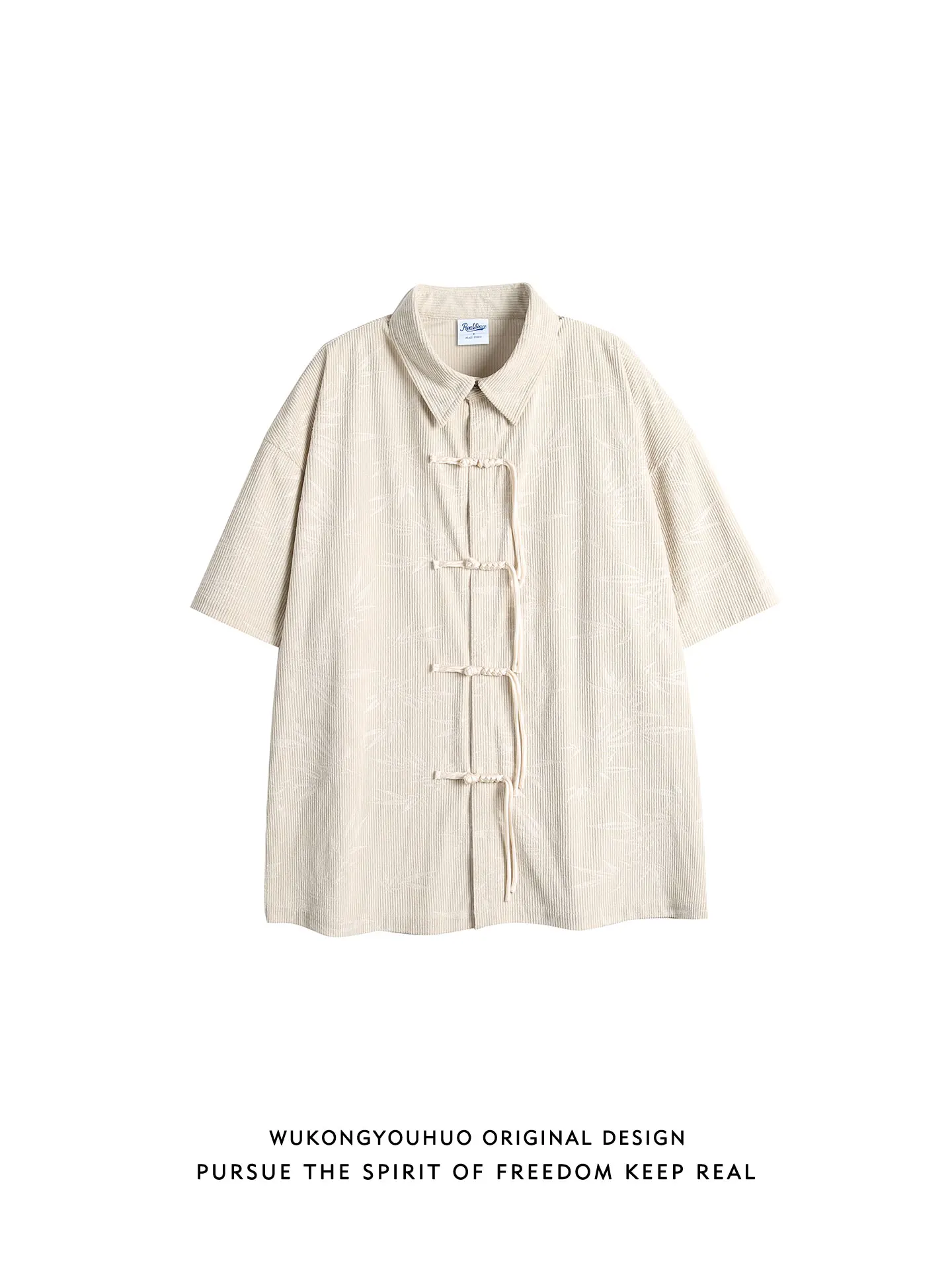 

Retro Corduroy ort Sve irt Loose Fit ex Summer Casual Sle Wear-resistant Youth ular Faion Couples irt