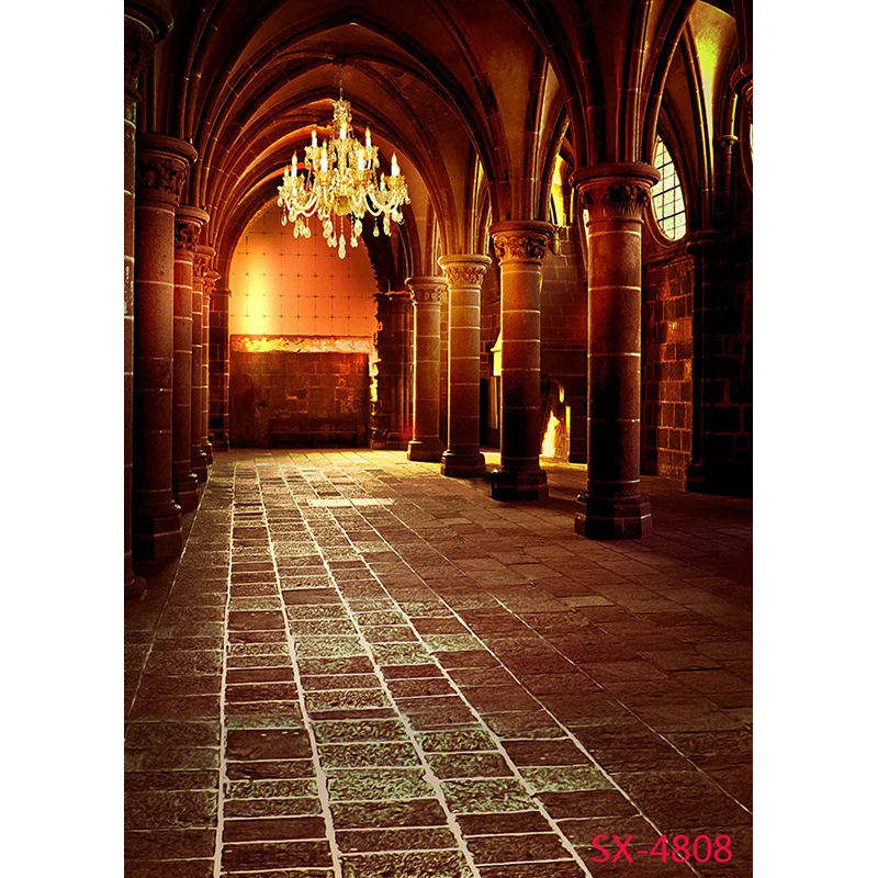 Lâu Đài Cung Điện Trong Nhà Nhiếp Ảnh Backdrop Sơ Sinh Trẻ Em Chân Dung Sinh Nhật Hình Nền Cho Studio Ảnh Đạo Cụ 2157 YXFL-45