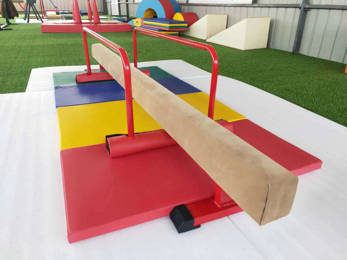 New gymnastics fitness teaching aids, crawling frame, children's kindergarten training multi-functional frame, parallel bars