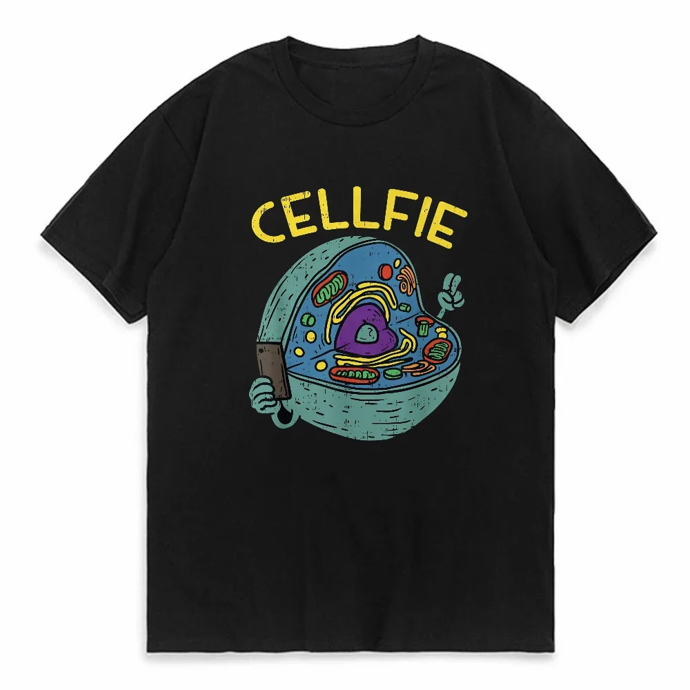 

Vibrant Cell Fie Funny Science Biology Graphic T-shirt fashion Breathable Comfort Fit Athletic Style tees Short Sleeve tshirt
