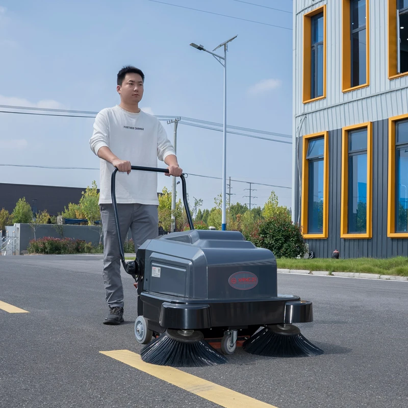 S3 Walk Behind Road Floor Sweeper Broom Concrete Floor Cleaning Machine Best Electric Floor Sweeper
