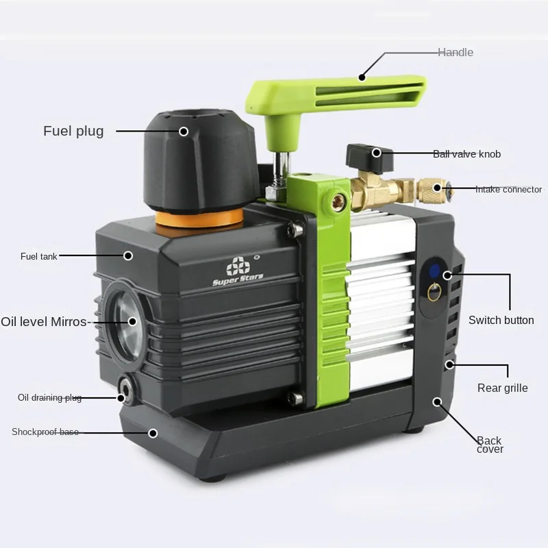 ST-M2S Vacuum Strong Suction Vacuum Pump Explosion-proof 1.5L Small Smart Vacuum Pump Brushless Motor Pump 60mic