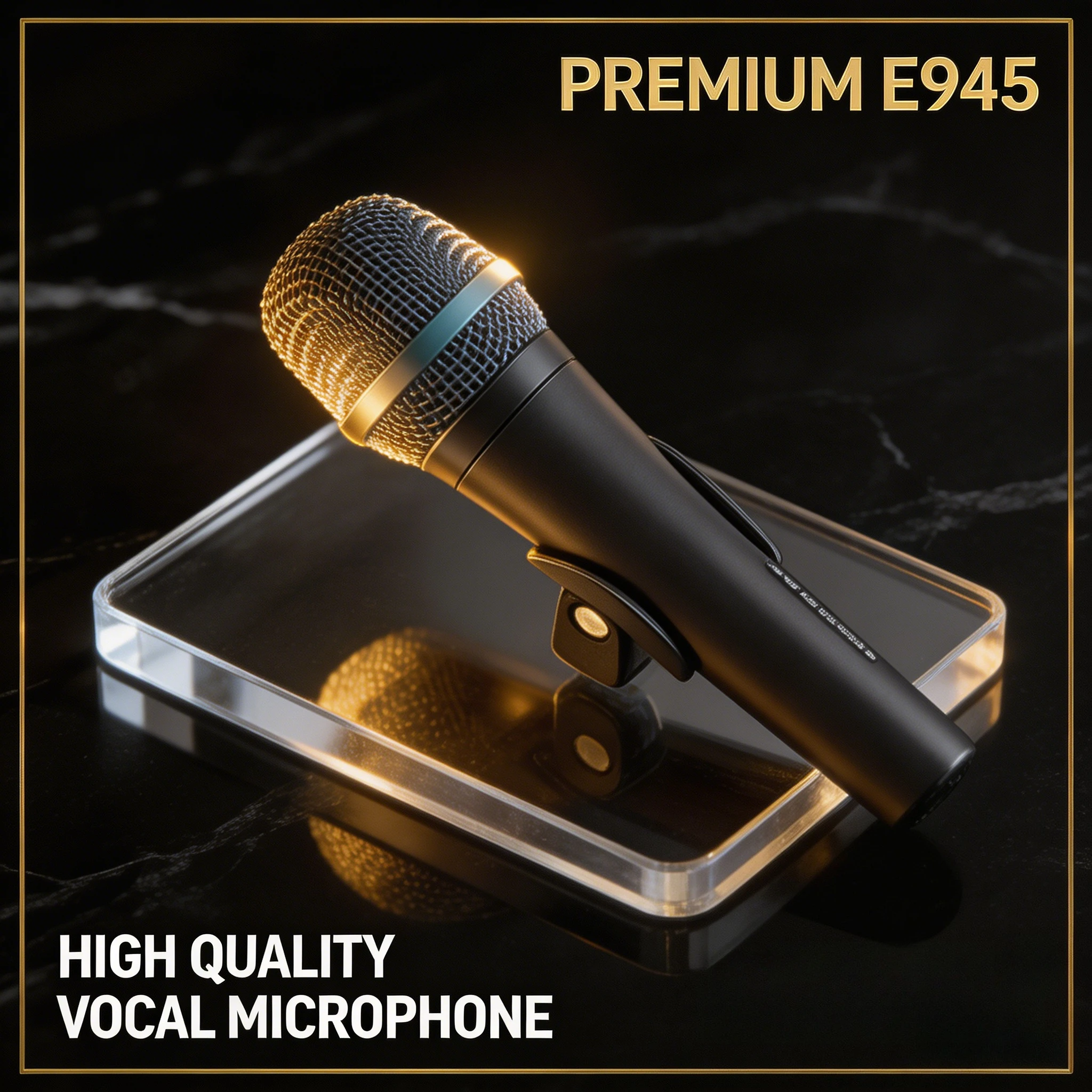 E945 Handheld Dynamic Microphone Professional Vocal Mic Super Cardioid for Live Singing KTV Streaming Conference 3PCS Wholesale