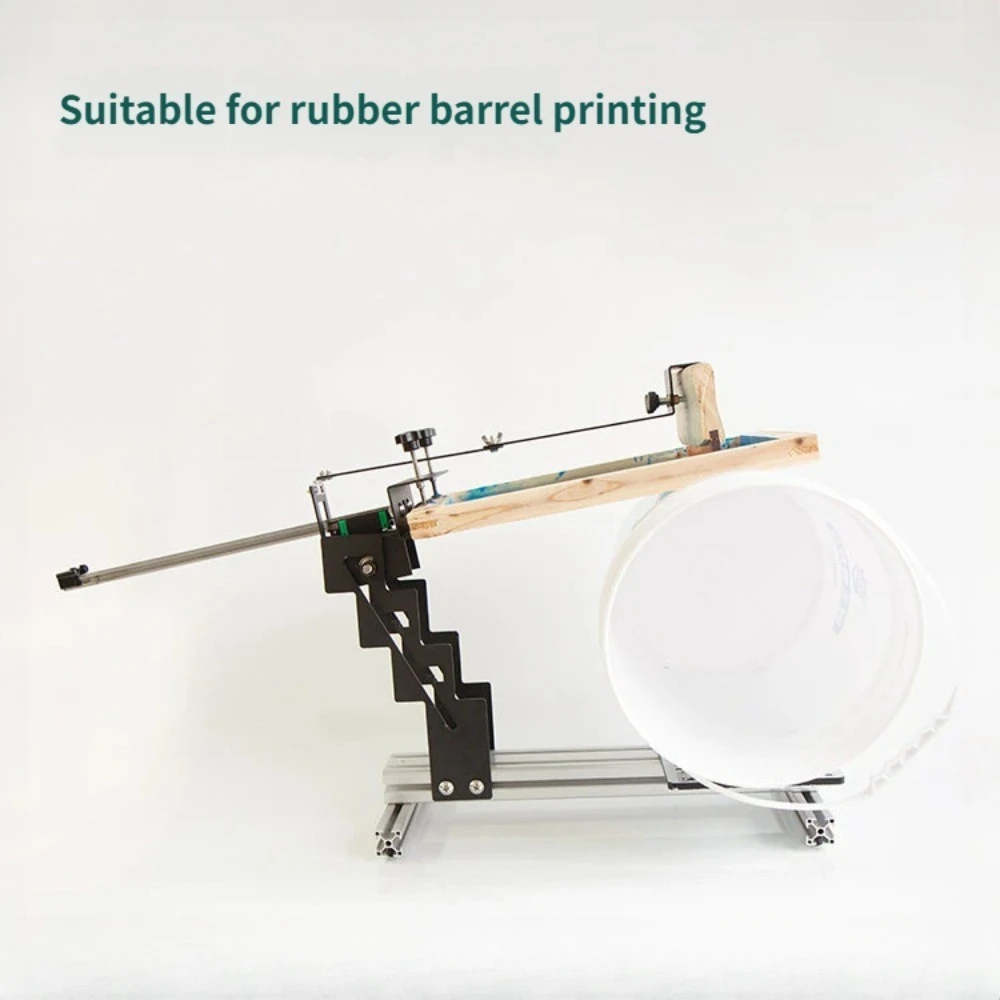 Manual Curved Screen Printing Machine Can Print Cylindrical Objects (cups/bottles/tubes) with A Diameter of Φ1.3-27CM
