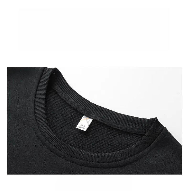 Spring Autumn Men\'s Clothing Round Neck Pullover Lantern Long Sleeve Striped Printing Casual Loose Hoodies High Street Tops