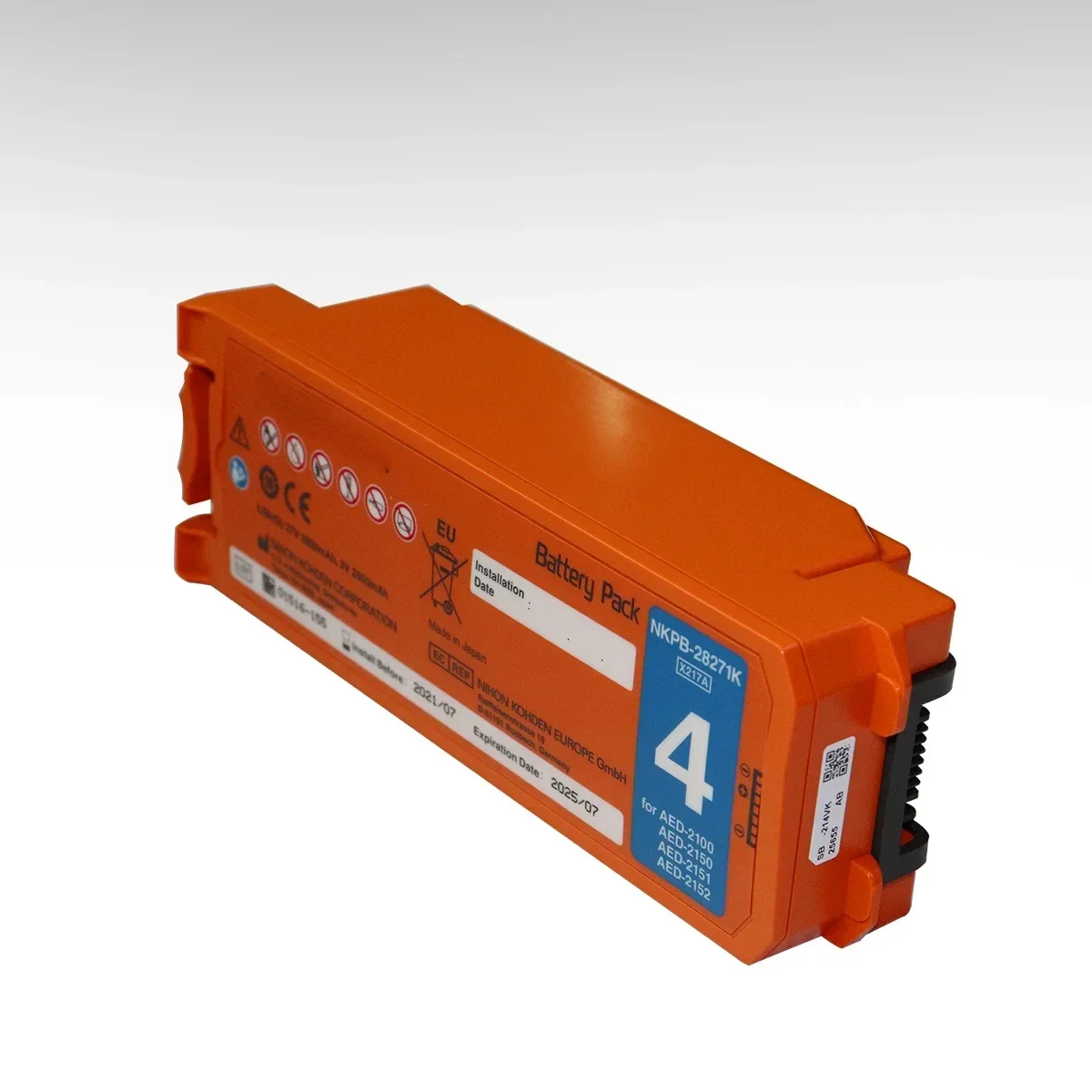 ae defibrillato ae-2100/2152/215/2152 Batteria SB-214VK