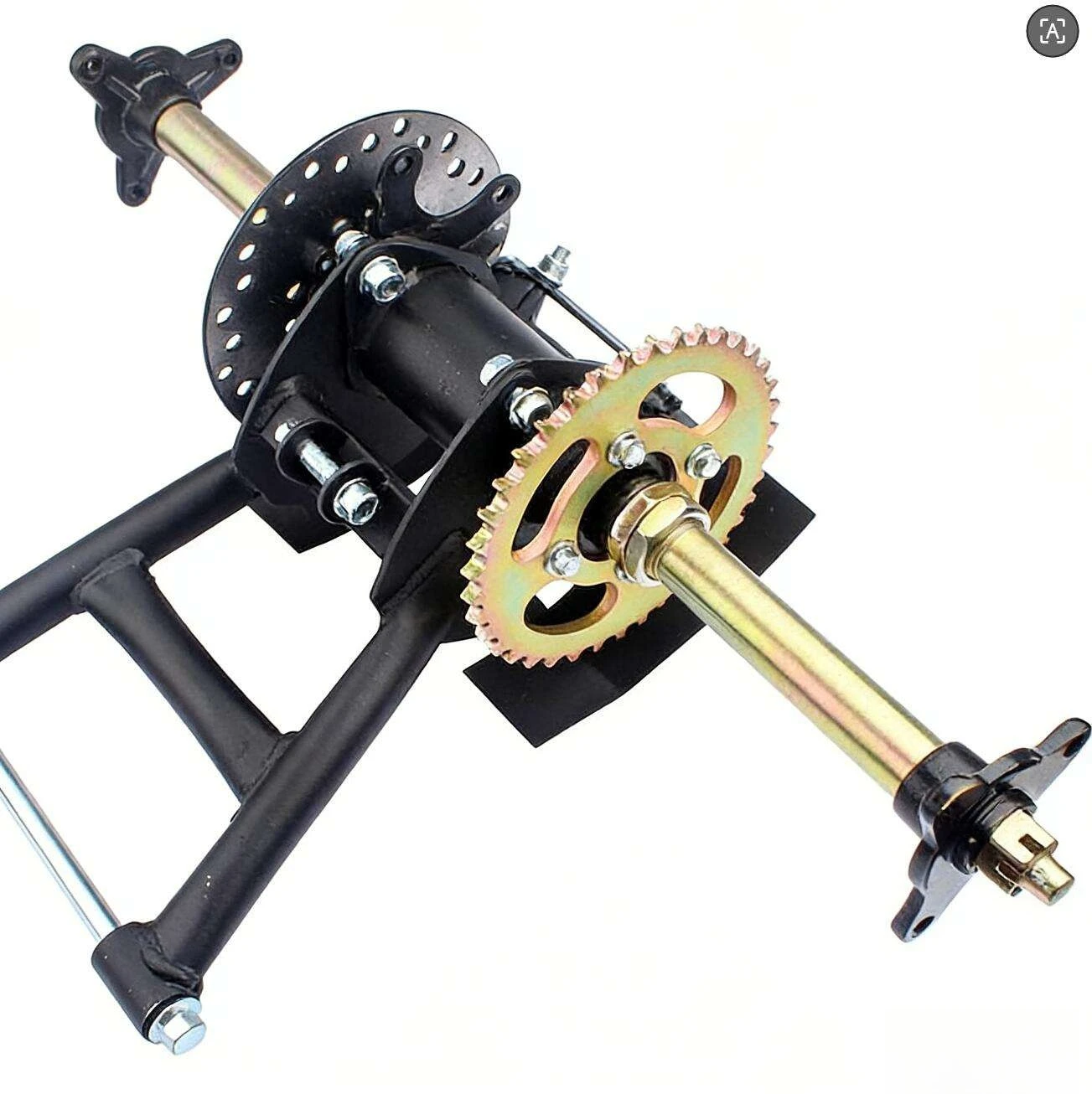 50-125CC four-wheel motorcycle beach car 6/7 inch rear axle flat fork with rocker arm sprocket disc brake disc