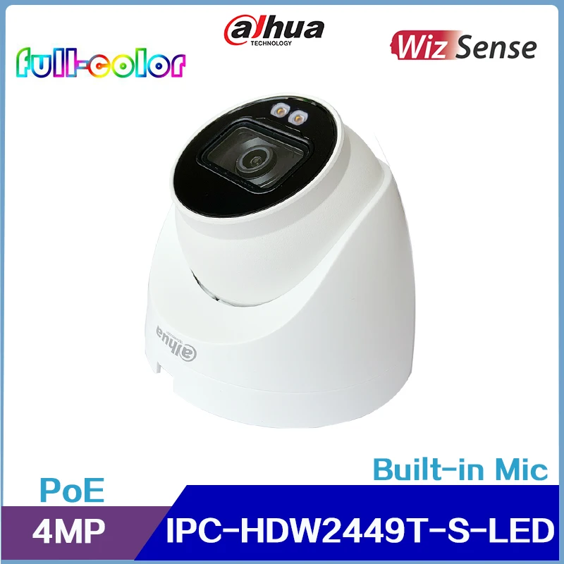 

Dahua 4MP Full-color Fixed-focal Eyeball Wizsense Network Camera IPC-HDW2449T-S-LED