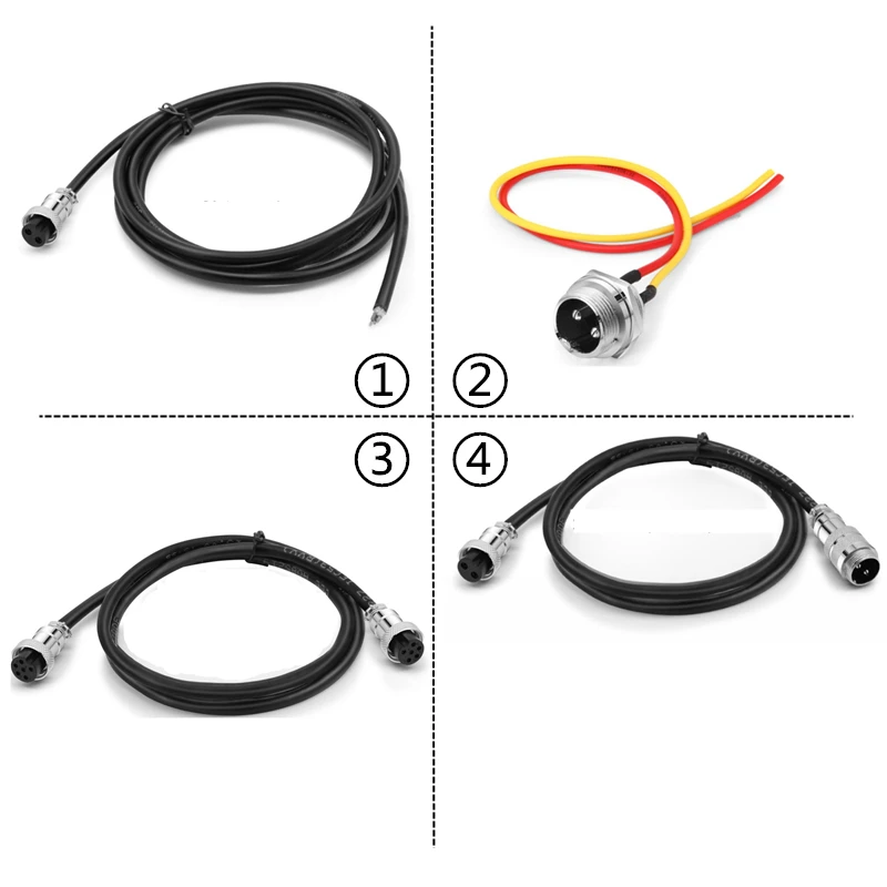 GX20 مقبس توصيل الطيران التوصيل مع كابل GX 20 لرسو السفن أنثى ذكر 2 3 4 5 6 7 دبوس جوي دائري #2