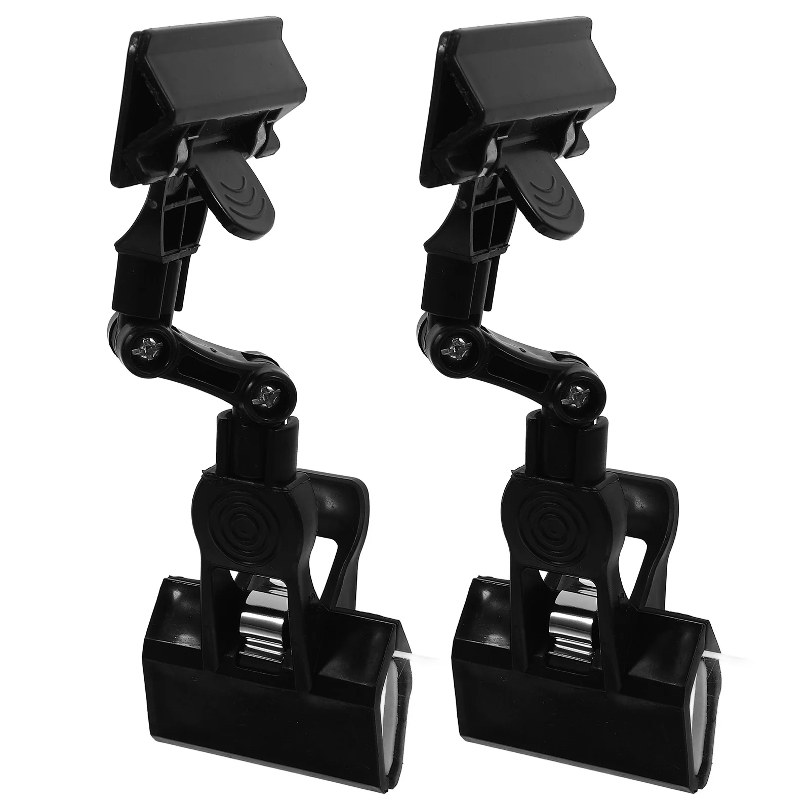 2 Pcs Receipt Keeper Proofing Label Holder Paper Painting Clip for Easels Stand Clips Iron