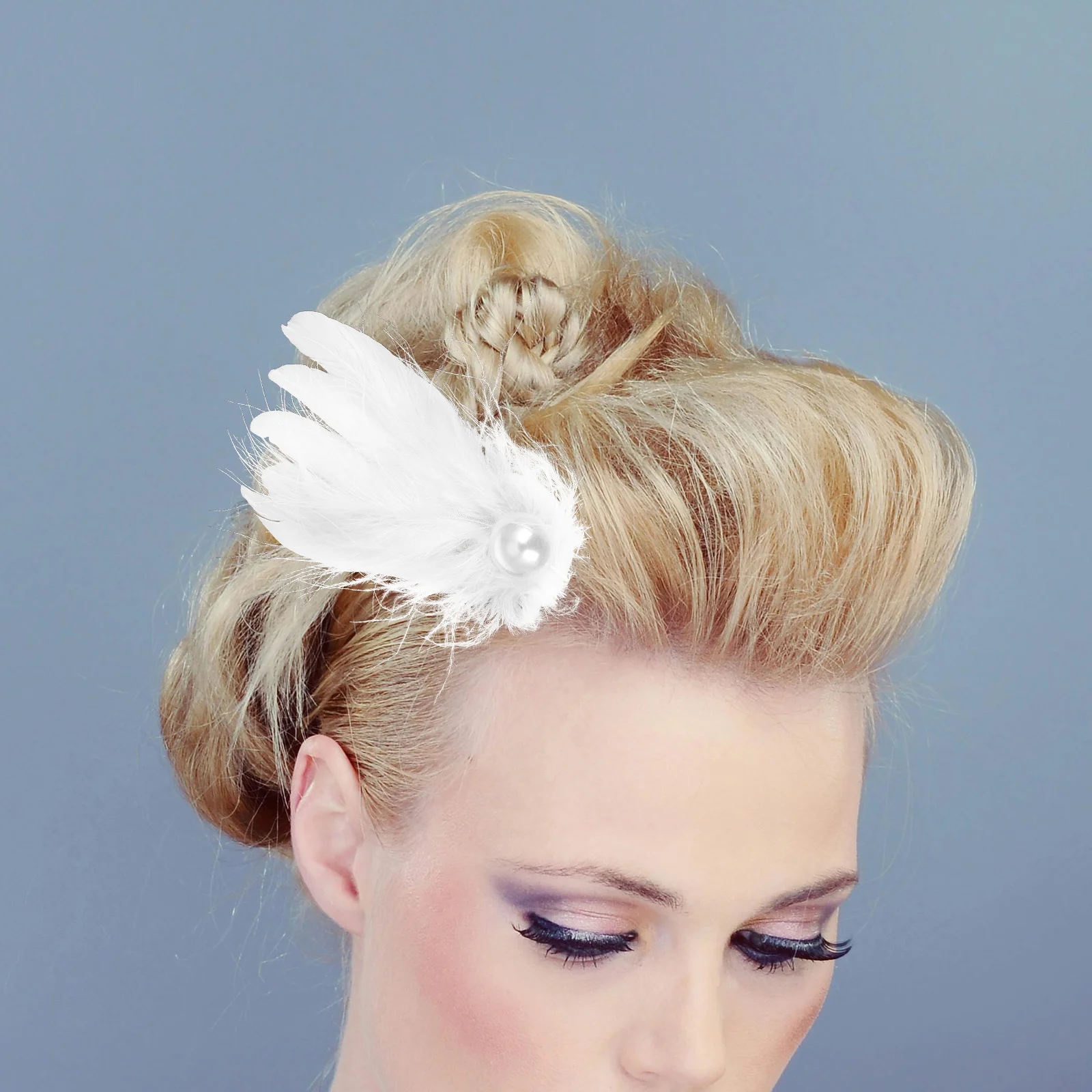 Pearl Hair Clip Ballet Accessories White Swan Costume Women Vacation Dress