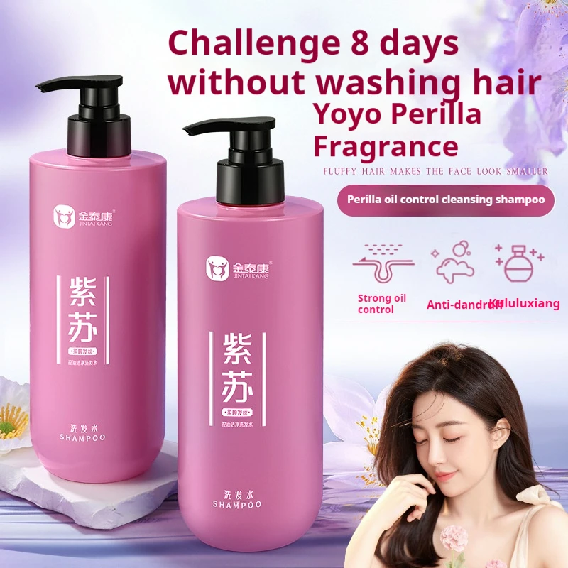 Jintaikang Perilla Pro-Shampoo | Oil Control & Scalp Reset | Color Repair+48h ScentGuard 500g