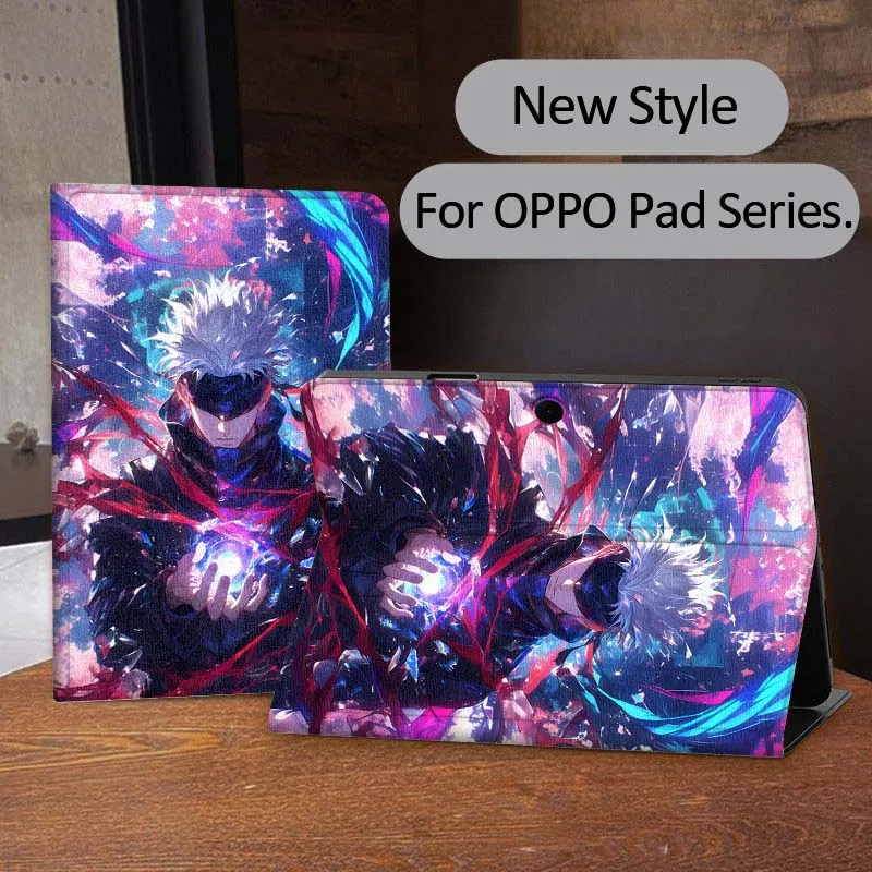 

J-Jujutsus K-Kaises Tablet Case For OPPO Pad 2 3 4 11 SE X Air 2 Neo Pro 12.1 10.36 11 11.4 13.2 Inch