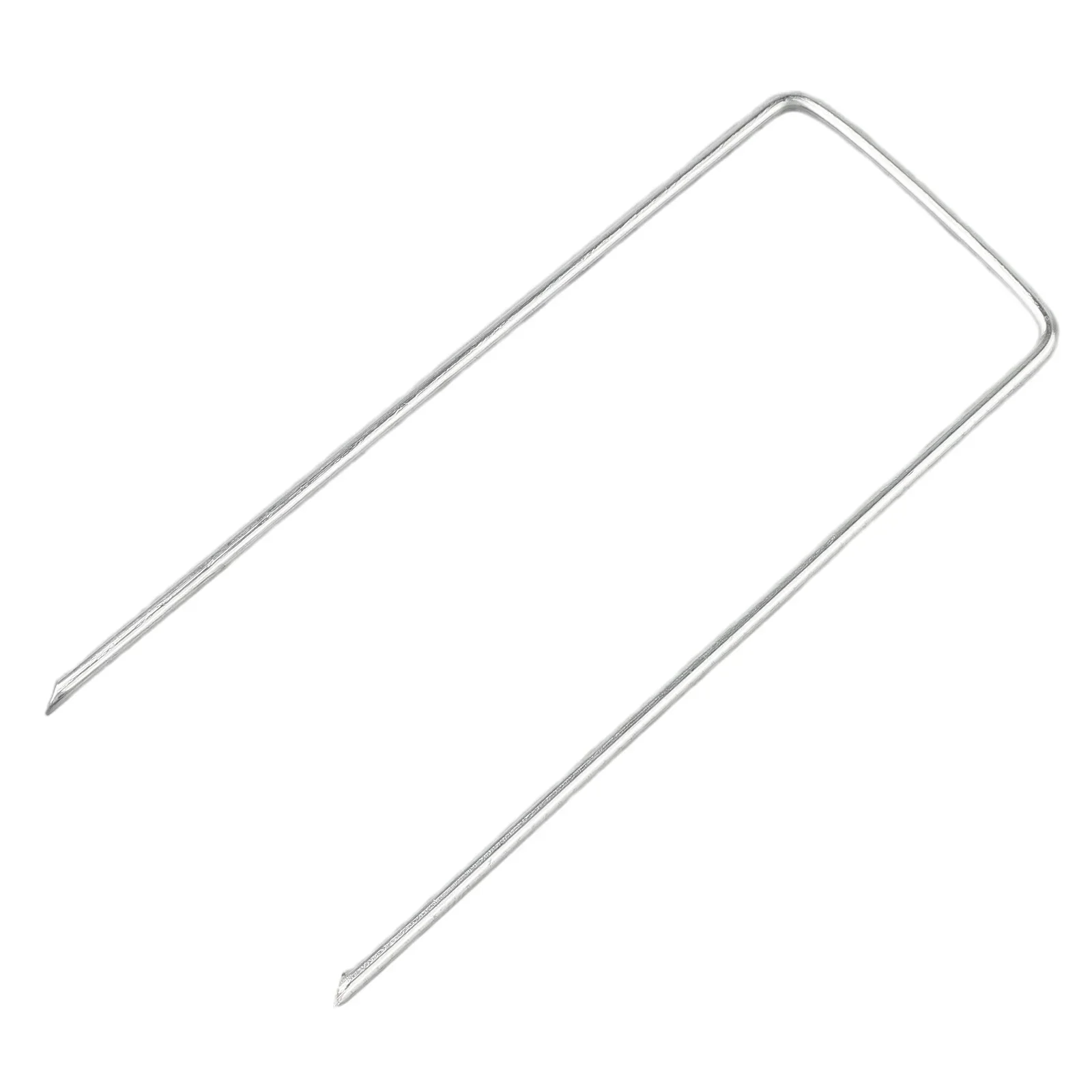

20Pcs Anchor Pins Galvanised Metal Ground U Tent Pegs Gazebo Camping Tarpaulin Hooks For Plant Fixation Artificial Turf Fixation