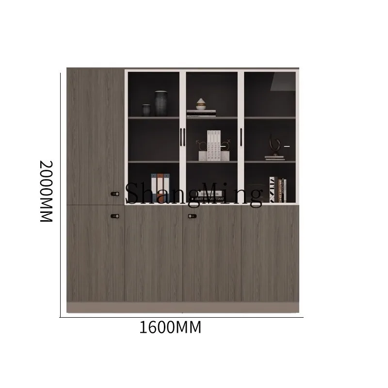 

ZHB boss desk aluminum alloy hemming new Chinese single combination manager president office furniture