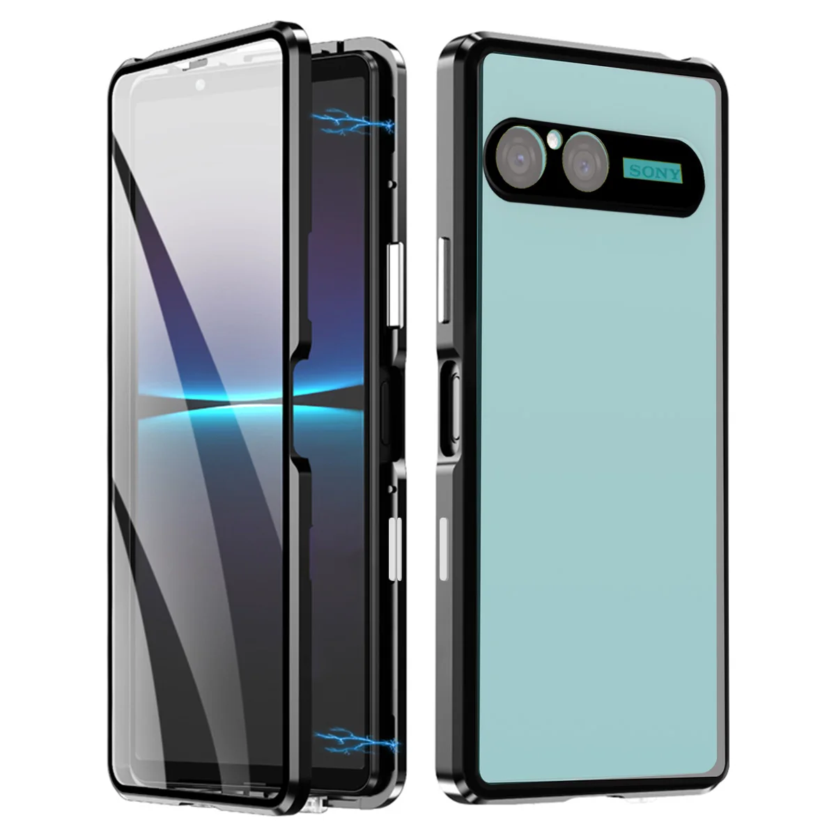 

Case For Sony Xperia 10 VII Luxurious Double-Sided Tempered Glass Full-Coverage Protection Cover Shockproof Bumper Funda