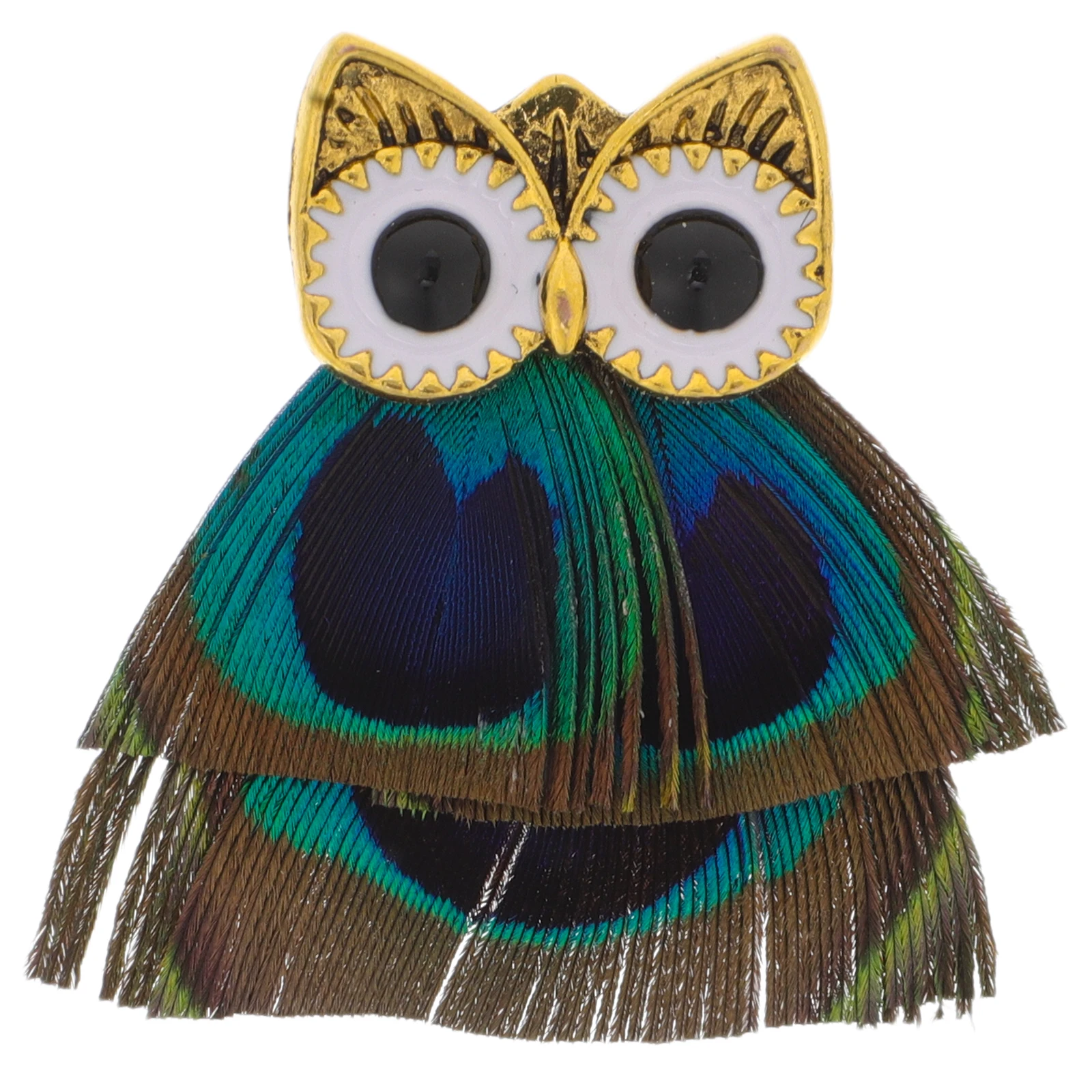 

Retro Owl Brooch Bird Brooches for Women Temperament Lapel Pin Animal Birthday Plume crafted Materials Occasion