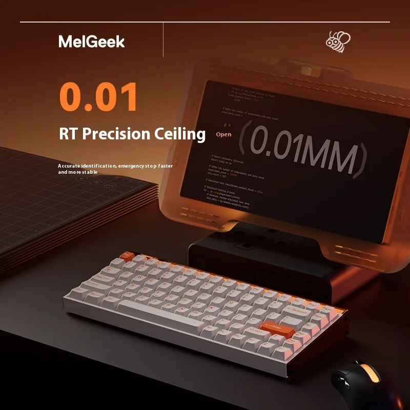 New MelGeek MADE84 Pro Customized Magnetic Switch Gaming Keyboard 8k Polling Rate 16K Rate 0.125ms TTC Magneto Switch Keyboard