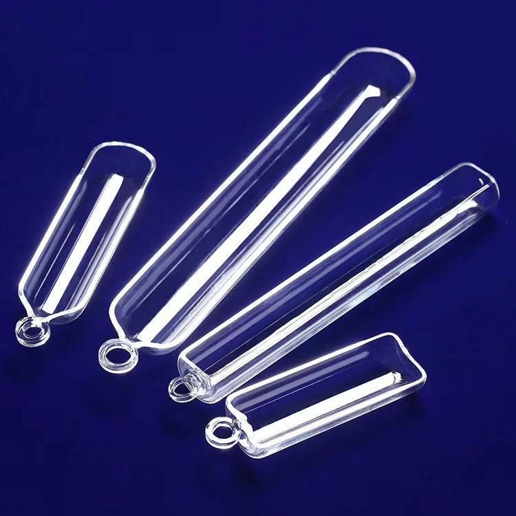 

Customized 1200 Degrees Furnace Transparent Silica Glass Tube Quartz Boat e