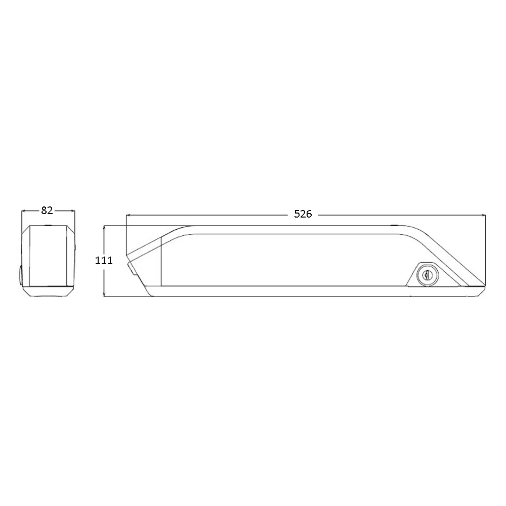 Kirin-21700 Down Tube Battery Box, Empty Battery Case, Cell Holder, 48V, 52V, 56Pcs