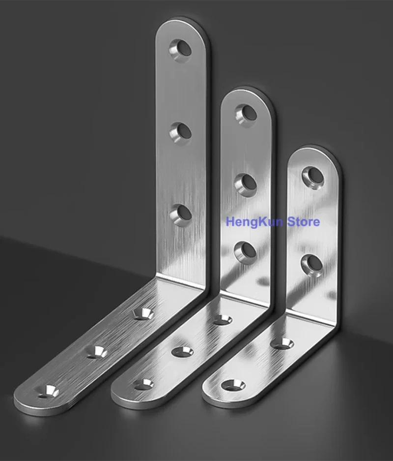 Stainless Steel Brackets Straight Repair Flat Straight Fixing Straight Brackets Corner Code Repair Fixing Brackets