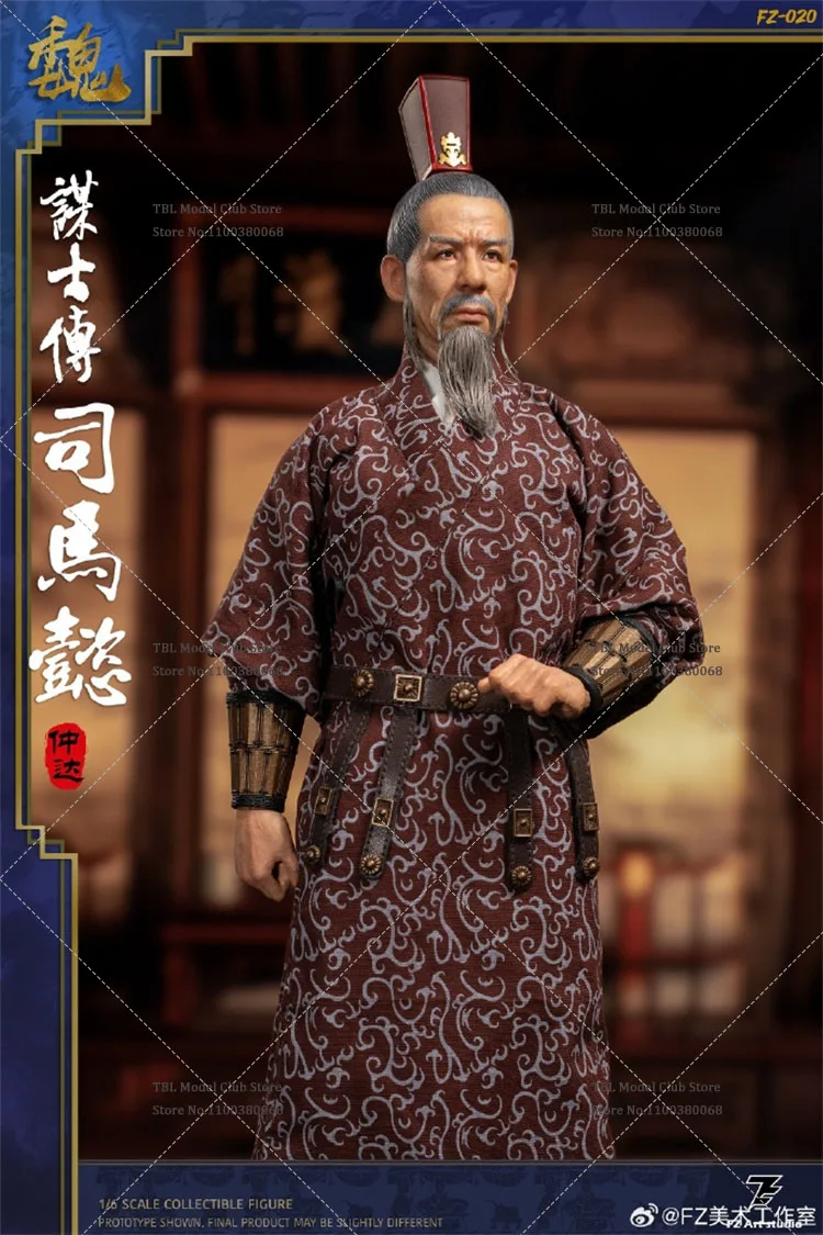 Originele Fz Art Studio Fz020 1/6 Schaal Mannelijke Soldaat Drie Koninkrijken Tai Fu Sima Yi Volledige Set 12Inch Actiefiguurpop