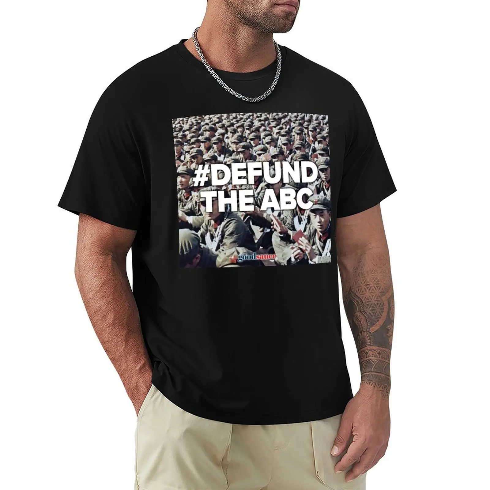 #Defund The ABC T-Shirt Dry Fit Running Short Sleeve Top