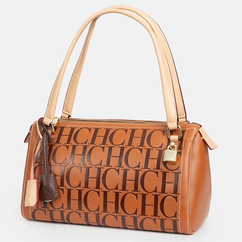 

Classic Boston Pillow Bag for Women, Versatile Structured Shoulder Bag, Spacious Top-Handle Tote, 2026 New Timeless Design