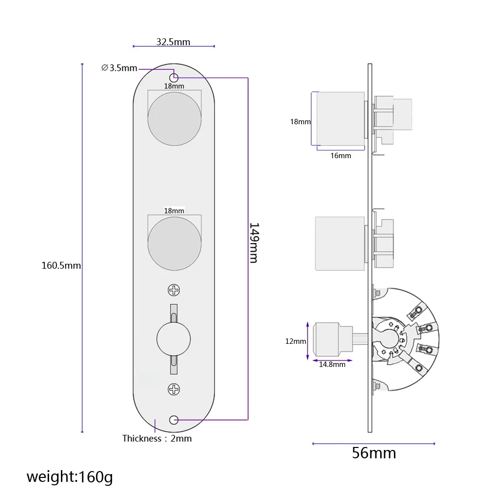 Chrome 3 Way Wired Loaded Prewired Control Plate Harness Switch Knobs for Tele Guitar Parts