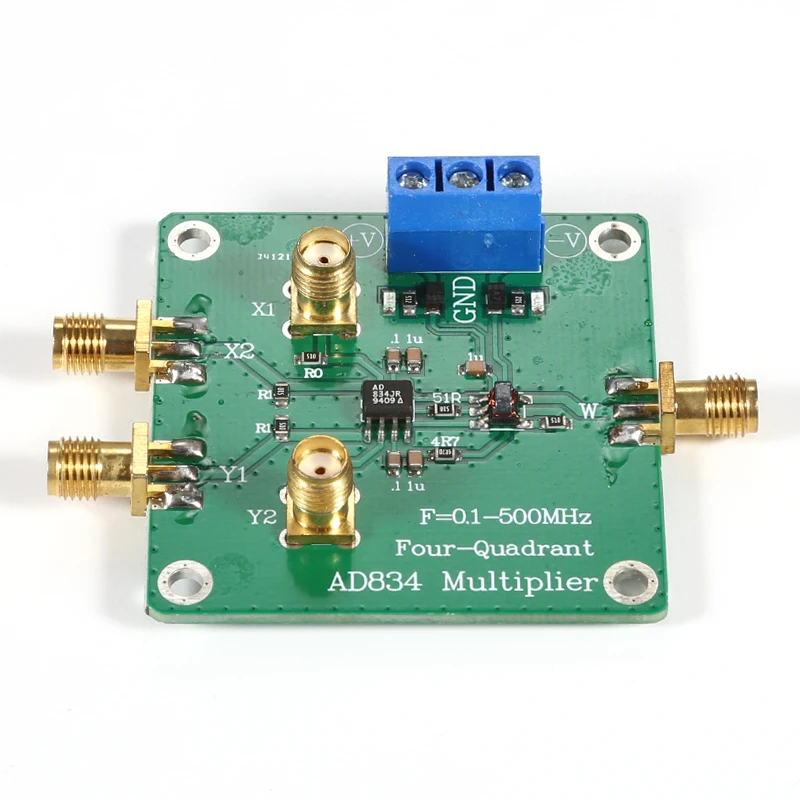 AD834 Four Quadrant Multiplier Module RF High Speed Real-Time Broadband Controller Gain Control Power Measurement