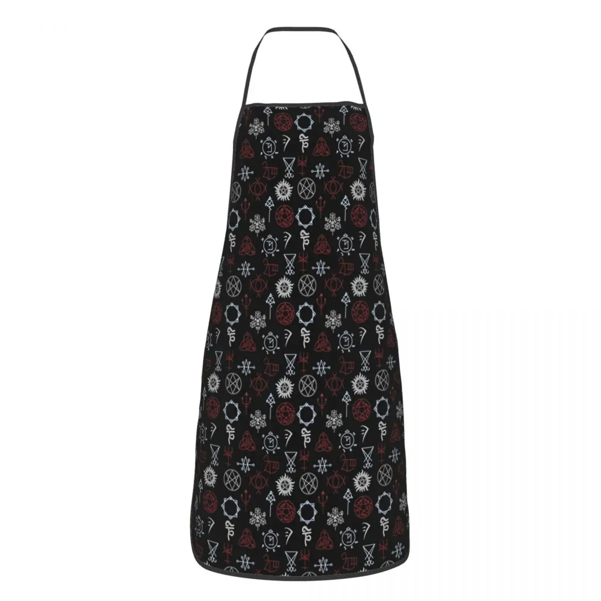 Custom Bib Supernatural Sigils Graphic Aprons Men Women Unisex Adult Chef Kitchen Cooking TV Series Tablier Cuisine Painting