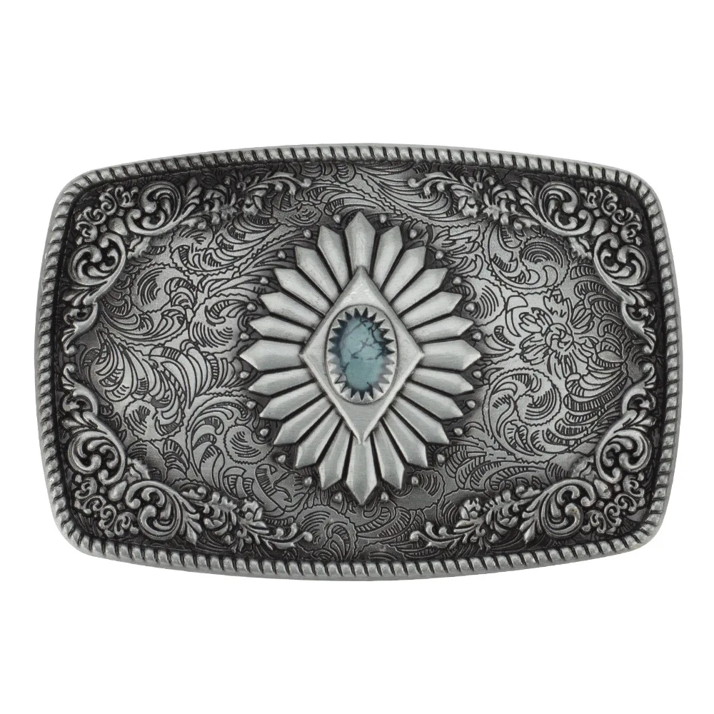 Retro Tribunal Estilo Belt Buckle, Impresso Gems para Nobres Antigos