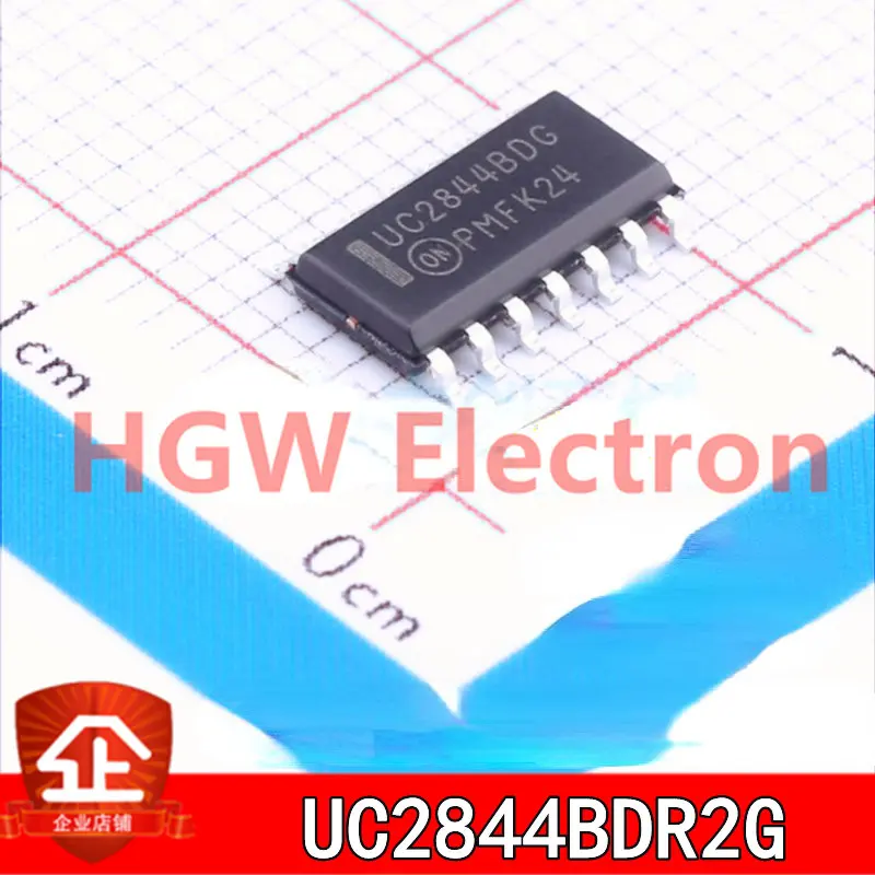 10pcs New and original UC2844BDR2G Screen printing:UC2844BDG UC2844 SOP14 High performance current mode controller UC2844BDR2G