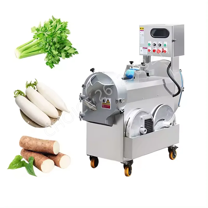 

Commercial Multifunctional Double-Head Cutter Vegetable Shredding and Slicing Dicing Cutting Machine Kitchen Vegetable Cutter