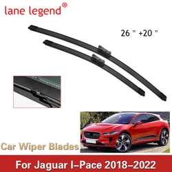 Car Front Wiper Blades For Jaguar I-Pace IPace 2018 2019 2020 2021 2022 Windscreen Windshield Accessories Windows Brushes Washer