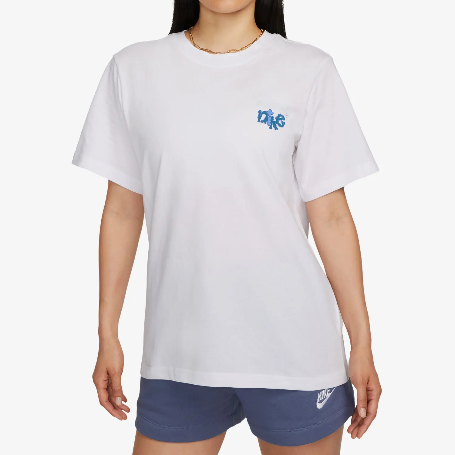 

Nike genuine New Women's Sports Fashion Gym Minimalist Round-Neck T-Shirt FD2550-100