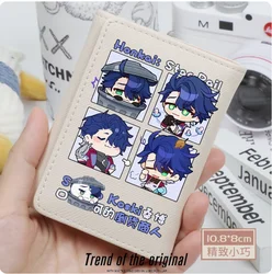 Anime Honkai: Star Rail Sampo Koski Fashion Wallet PU Purse Card Coin Hasp Money Bag regalo Cosplay B115