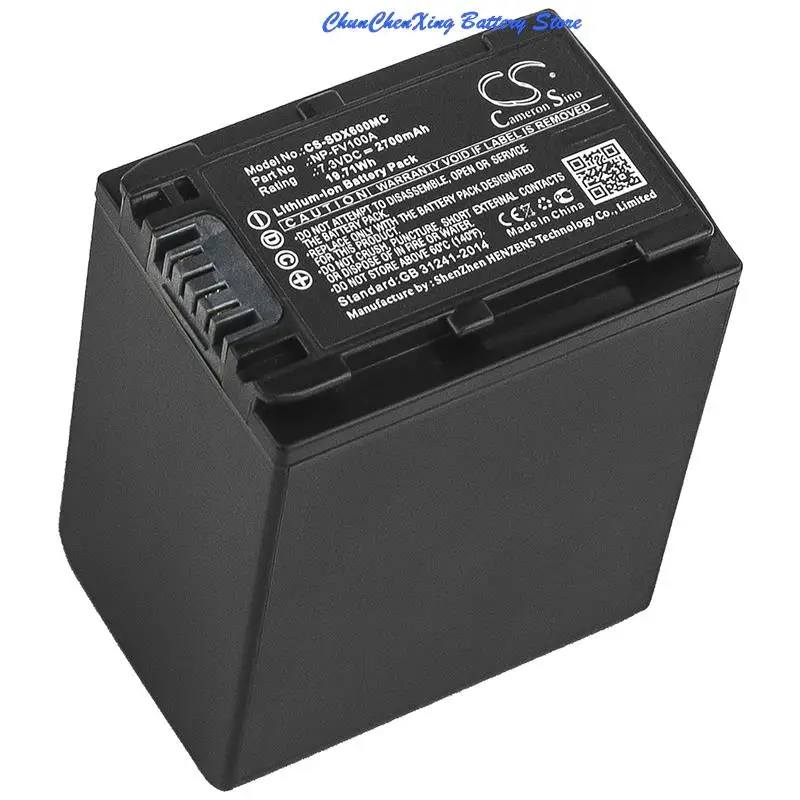 

Аккумулятор 1600 мАч/2700 мАч для Sony FDR-AX40 AX45 AX60 AX700 AX53 AXP33 AX33,HDR-CX625 CX680 CX450 PJ675 AX700 PJ620